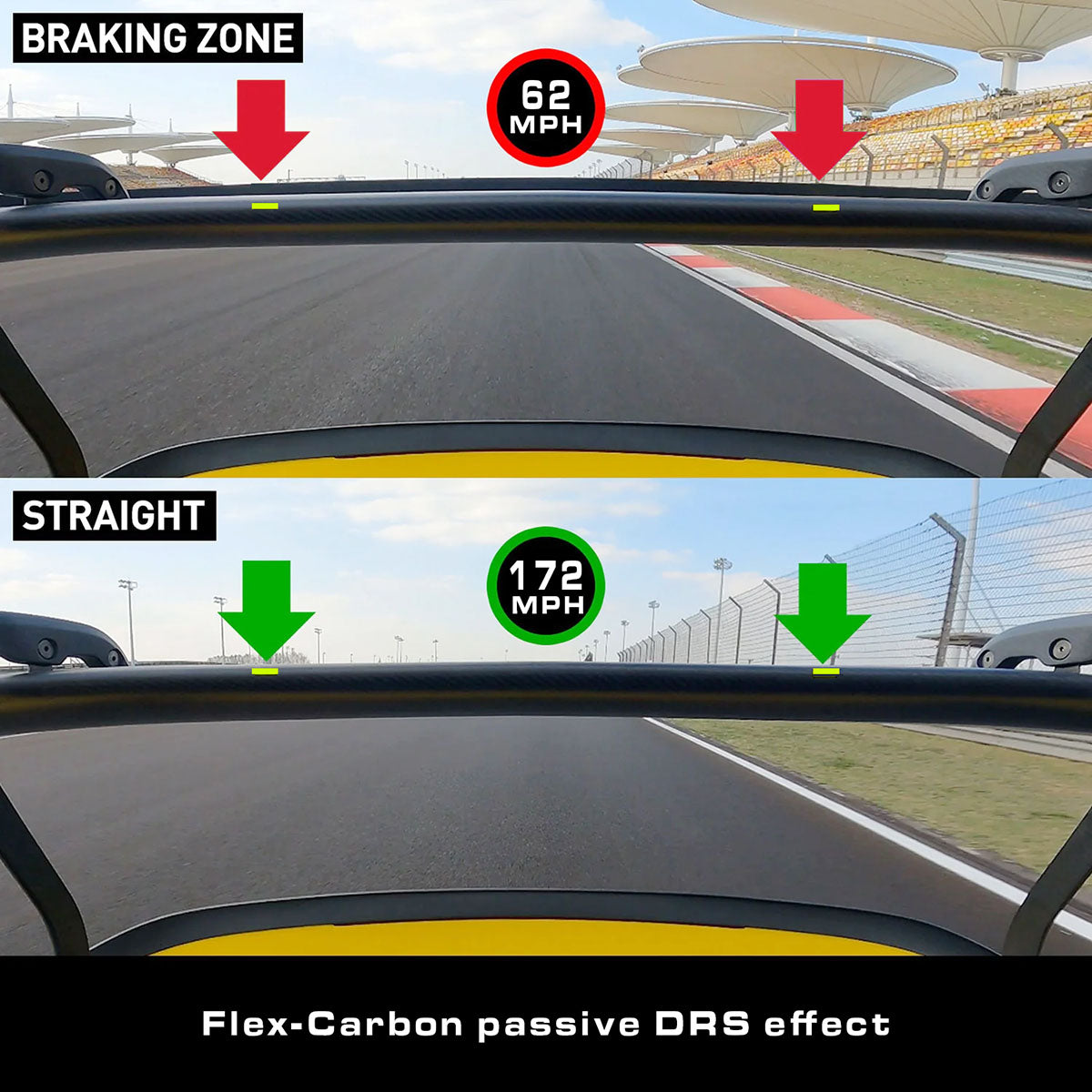 SilverRocket DRS-1 Flex Carbon Swan Neck Wing | Porsche 718 GT4/GT4 RS