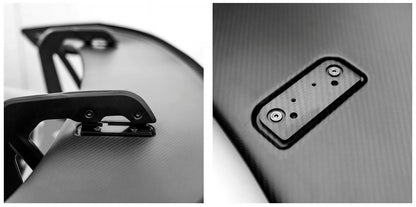 SilverRocket DRS-1 Flex Carbon Swan Neck Wing | Porsche 718 GT4/GT4 RS