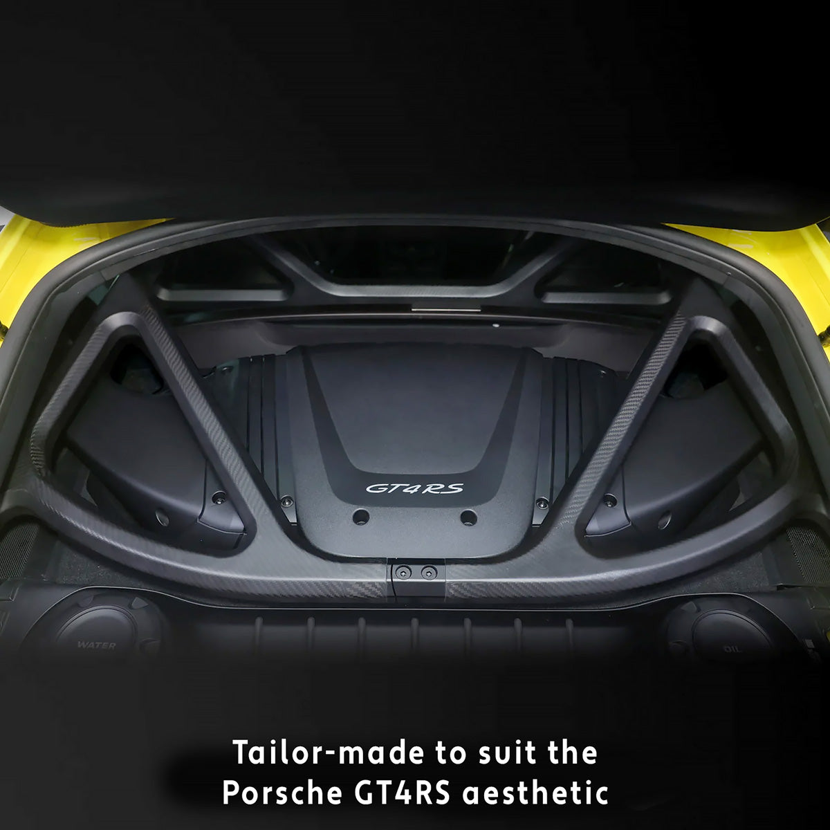 SilverRocket Dry Carbon Fiber Roll Bar for Porsche Cayman 718/981 | FIA Certified
