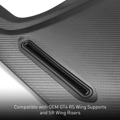 SilverRocket Dry Carbon Fiber Tailgate w Lightweight Glass (718/981 Cayman)