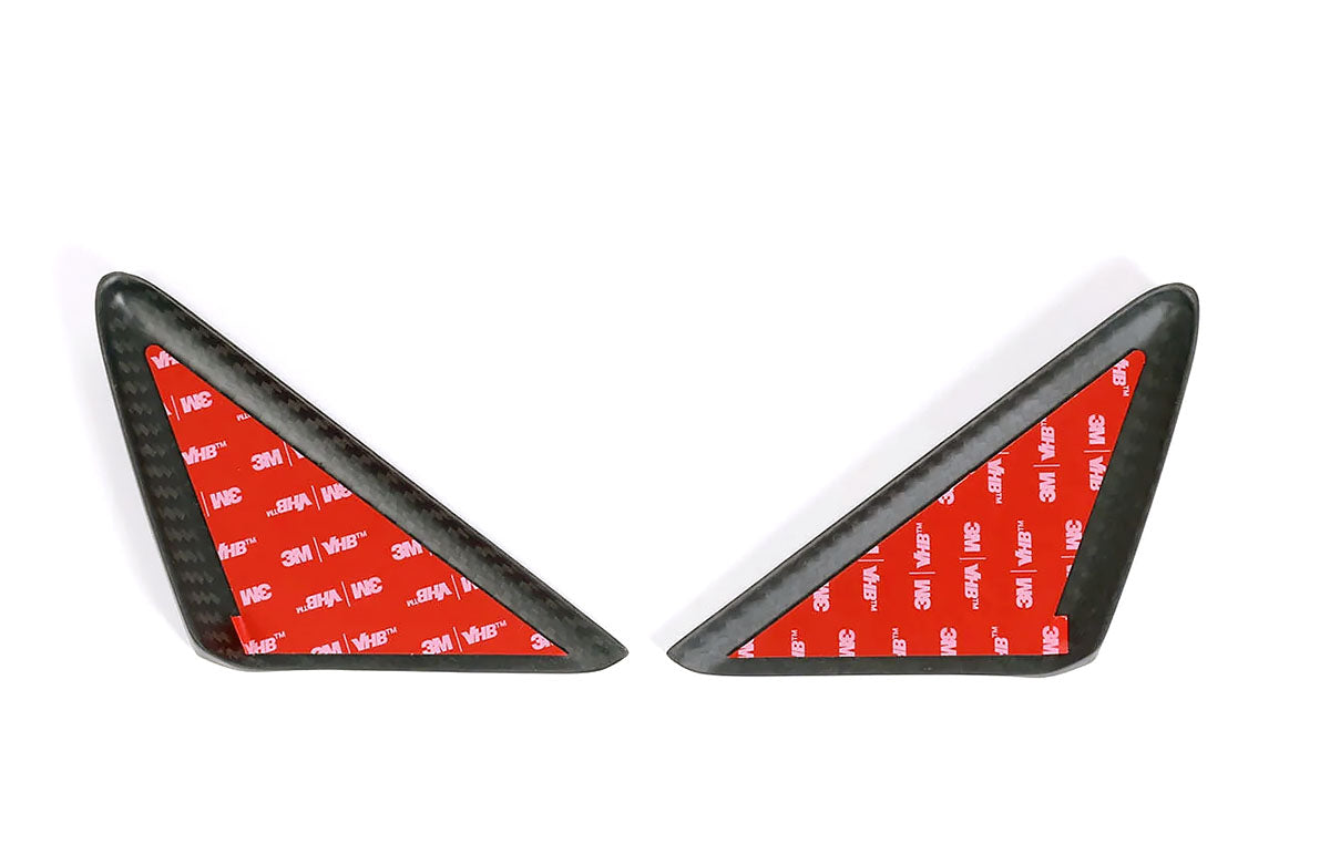 SilverRocket Dry Carbon Fiber Wind Buffeting Deflector Kit (Porsche 718/981)