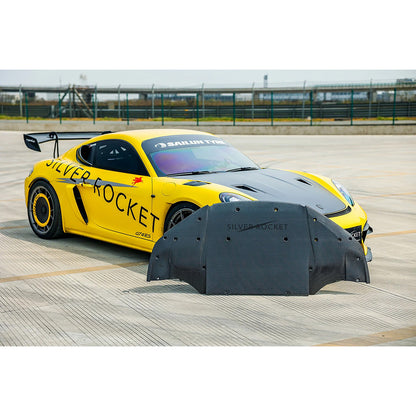 SilverRocket Front Dry Carbon Aeroshield Splitter | Porsche GT4 RS
