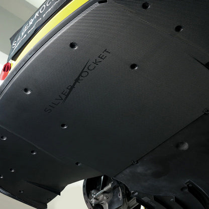 SilverRocket Front Dry Carbon Aeroshield Splitter | Porsche GT4 RS