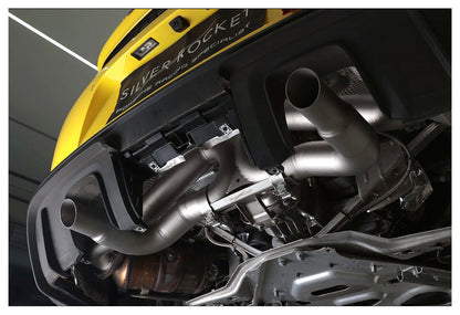 SilverRocket Titanium Ultralight Race Pipe for Porsche GT4 RS