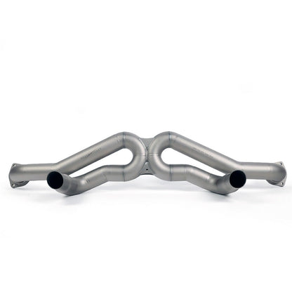 SilverRocket Titanium Ultralight Race Pipe for Porsche GT4 RS