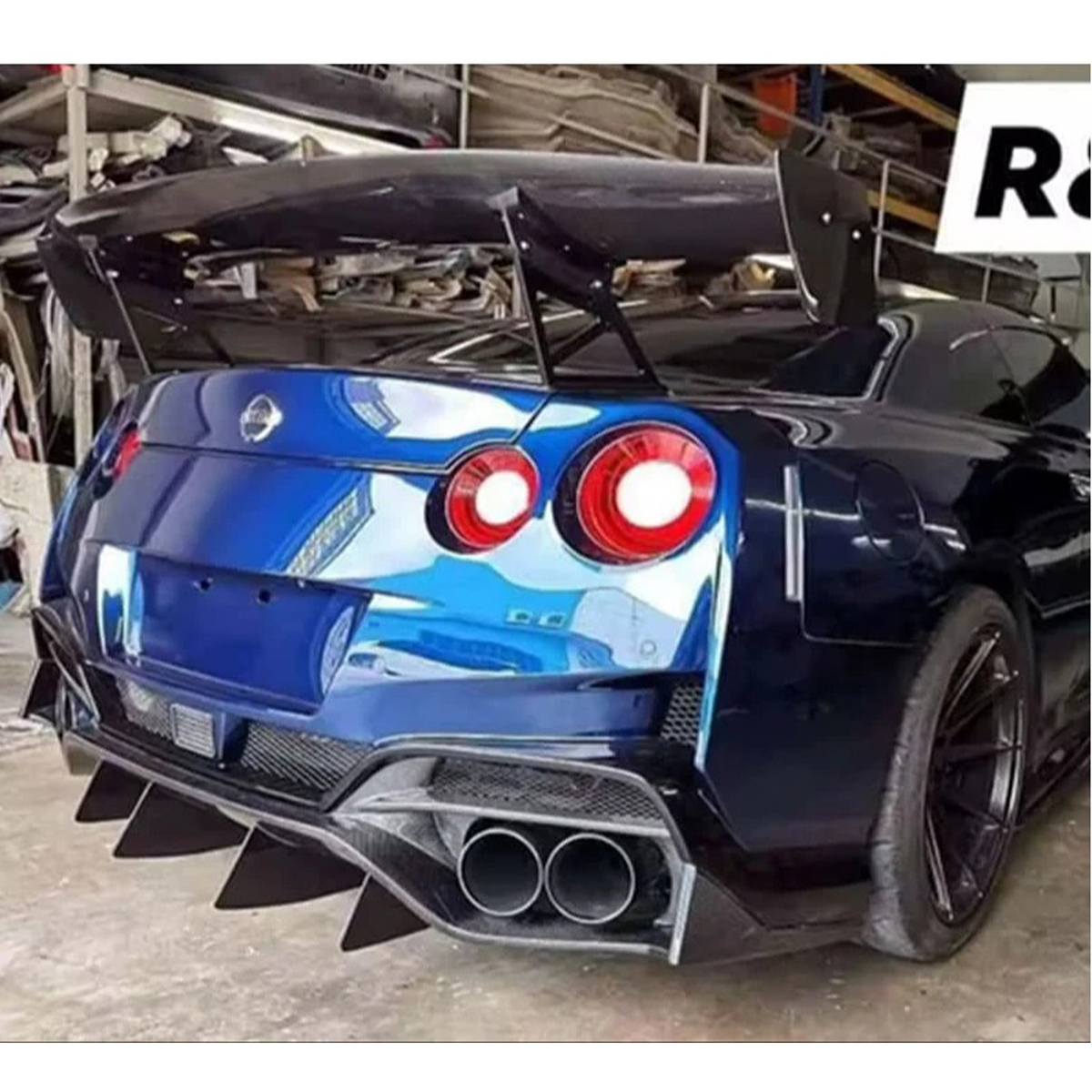 Carbon Fiber Rear Wing for Nissan GT R R35