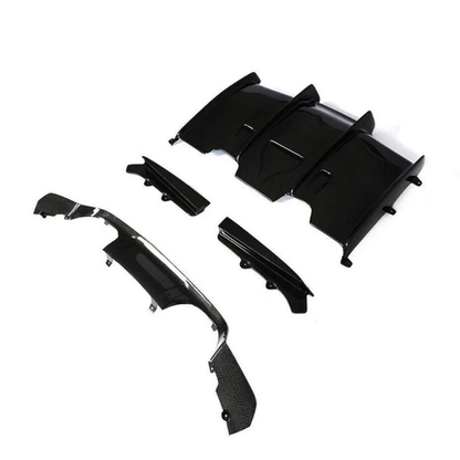 PSM Style Gloss Black Rear Diffuser for BMW F80 F82 F83 M3 M4