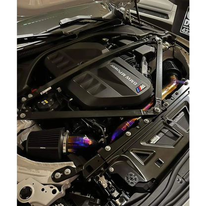 Titanium Cold Air Intake for BMW G80 G82 M3 M4 G87 M2 S58 Engine