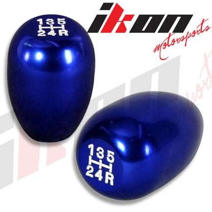 Blue M12X1.75MM Thread MT Manual T-R Gear Racing Shift Knob 5 Speed