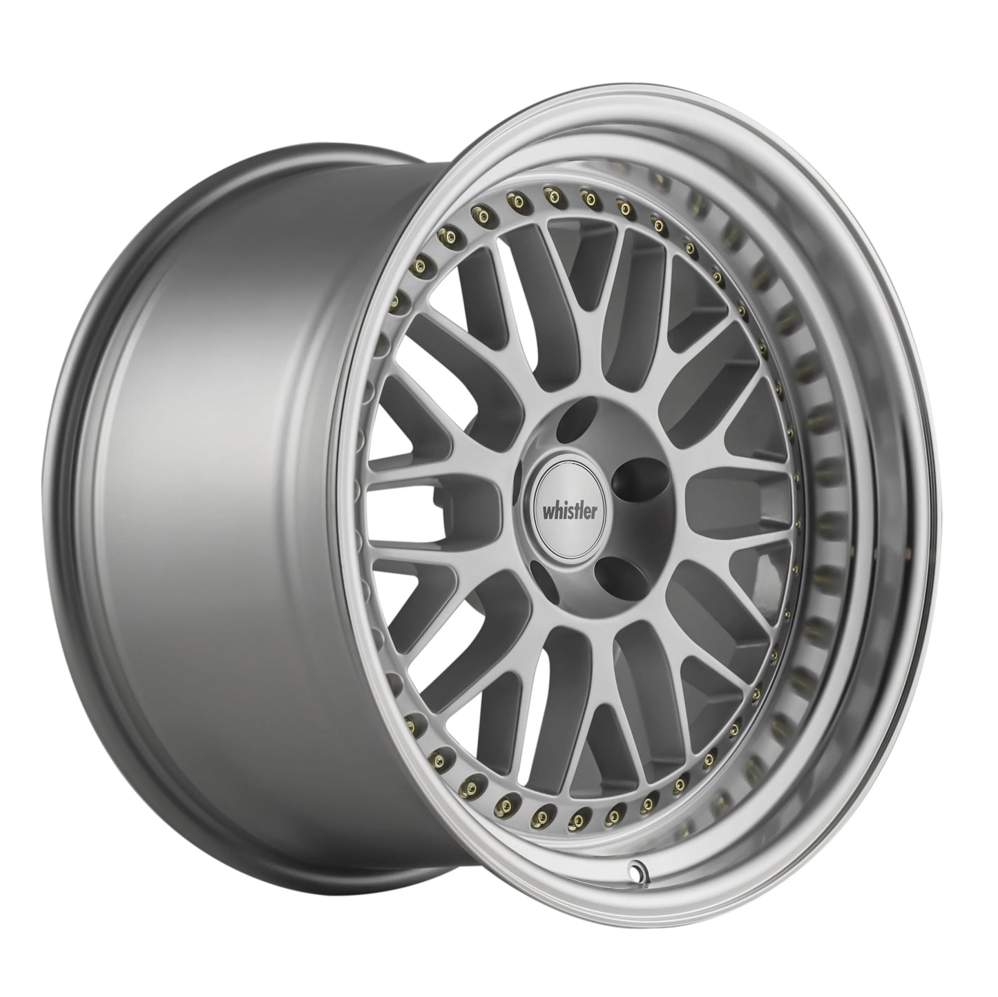 Whistler SK10 Silver / Machined Lip Wheels – Set of 4
