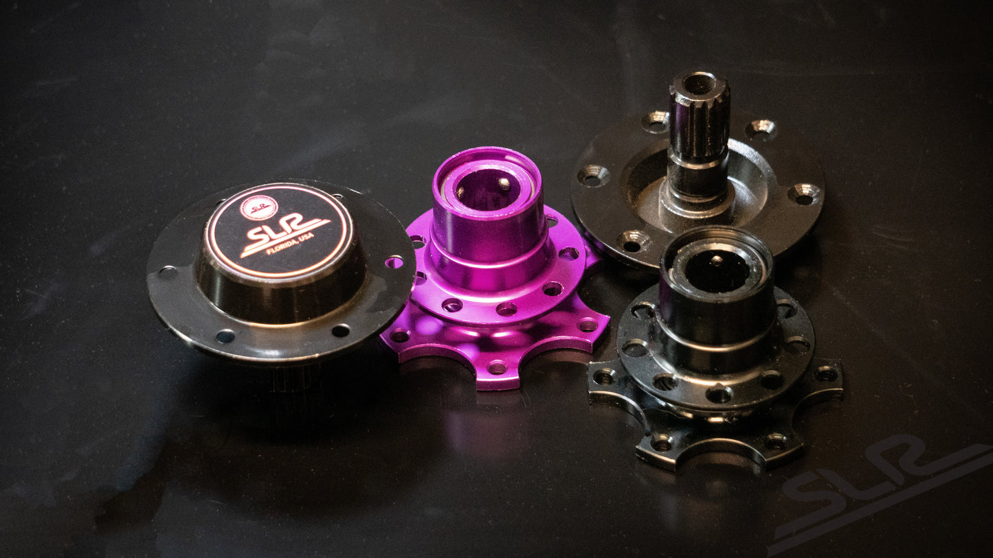 SLR Star Spline Quick Release Hub for Steering Wheels