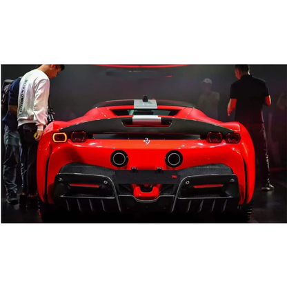 Carbon Fiber Rear Spoiler for Ferrari SF90