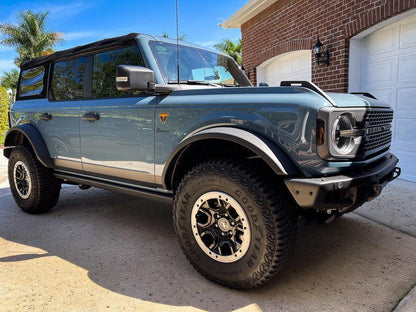 Smoked Sidemarker Overlays (Front and Rear) - 2021+ Bronco (w/ LED Taillights)