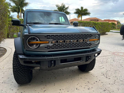 Smoked Signature DRL Bar Overlays - 2021+ Bronco (Signature Headlights)