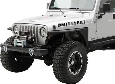 SRC FRONT BUMPER W/D-RINGS-BLK