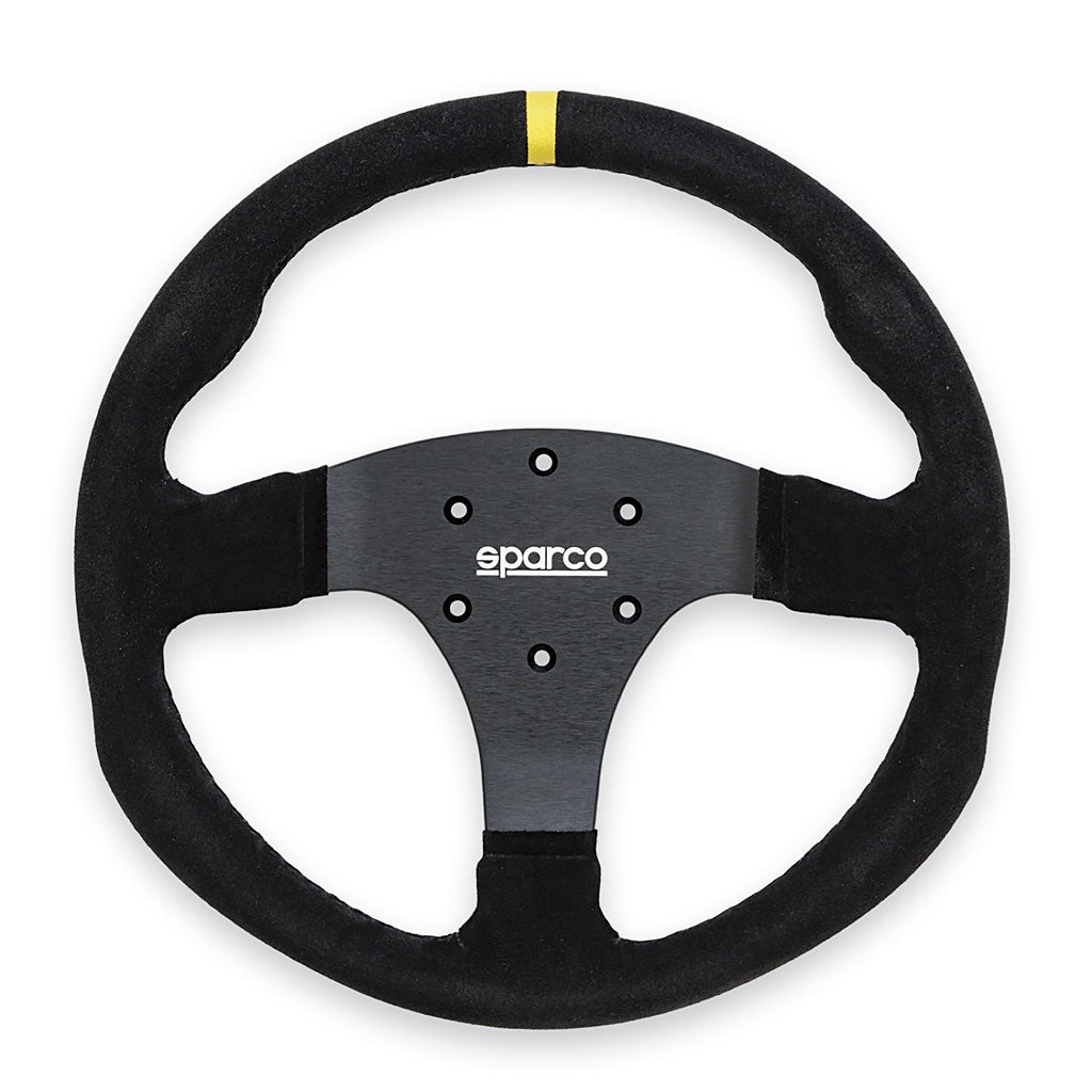 Sparco R330 Steering Wheel | 330mm Suede/Leather Racing Wheel
