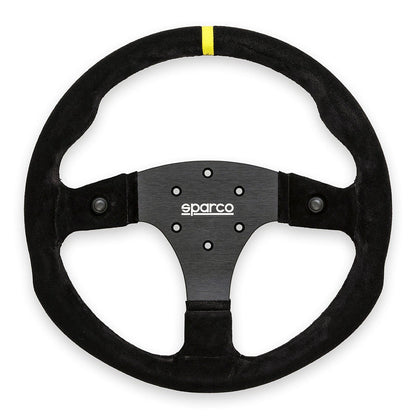 Sparco Competition R350B Steering Wheel – 350mm Suede or Leather w/ Dual Push Buttons