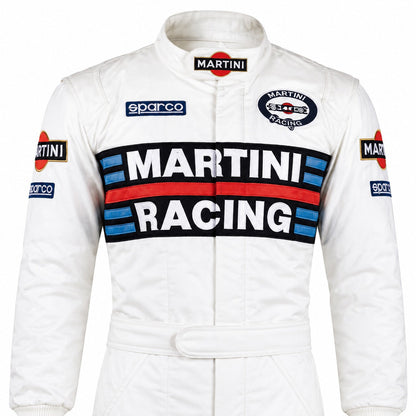 Sparco Martini Racing Driver Suit (White)
