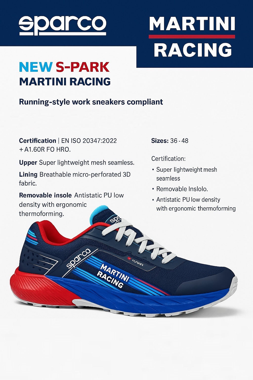 Sparco Martini S Park Shoe