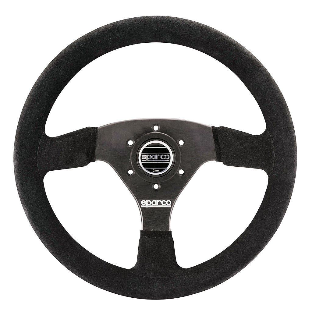 Sparco Competition R323 Steering Wheel | 330mm Suede Racing Wheel w/ 39mm Dish