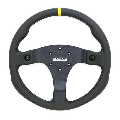 Sparco Competition R330B Steering Wheel – 330mm Suede or Leather with Push Buttons