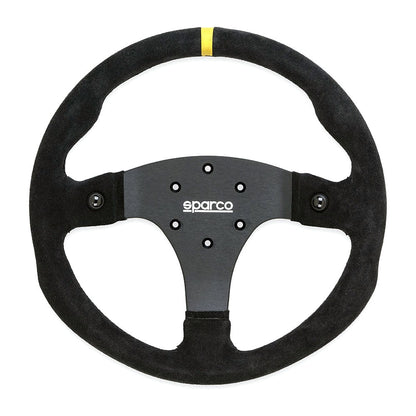 Sparco Competition R330B Steering Wheel – 330mm Suede or Leather with Push Buttons