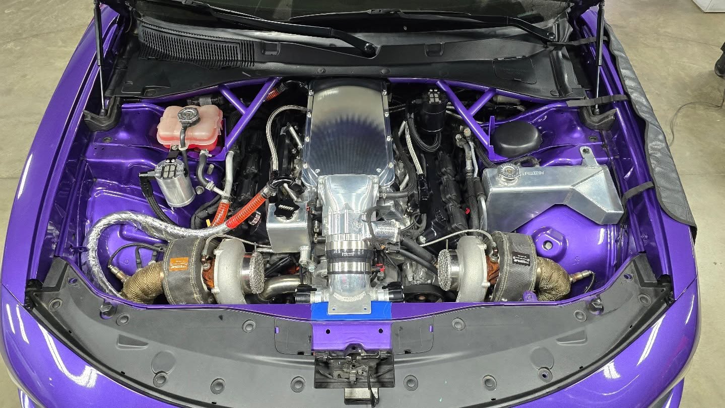 Speedlogix 4-point Front Strut Tower Brace 2015-2023 Challenger/Charger (all engines)
