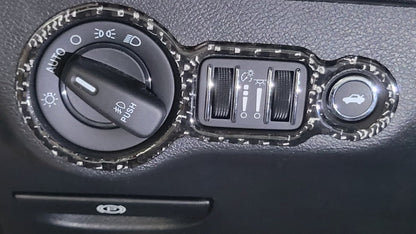 Speedlogix Carbon Print Headlight Trim 2015-2023 Challenger