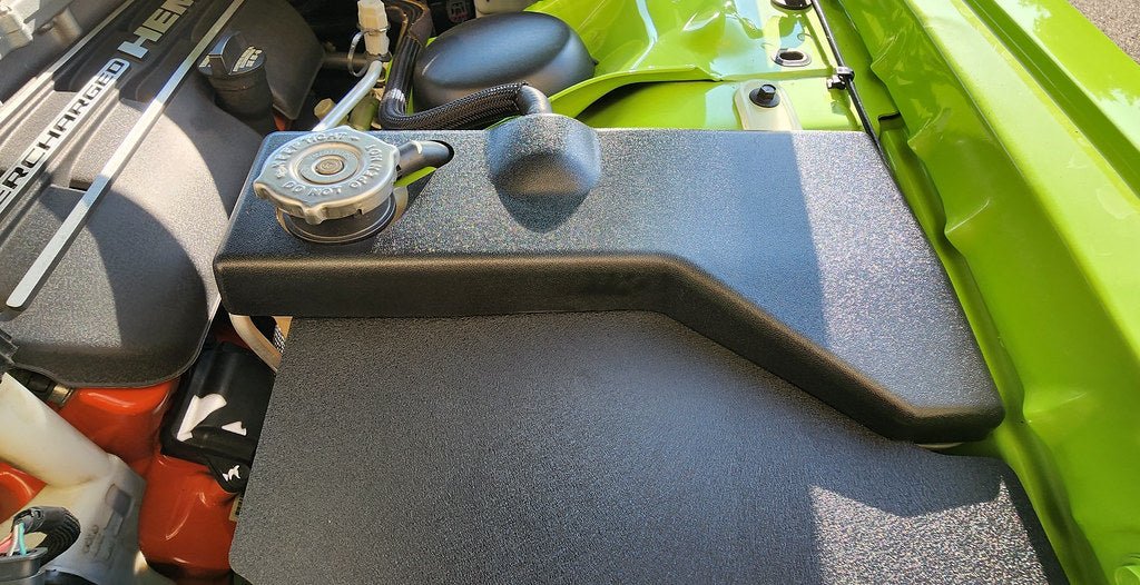 Speedlogix Coolant Tank Cover (Black) 2011-2023 Challenger/Charger