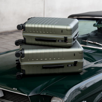 Essential Collection Suitcase Dark Olive Metallic