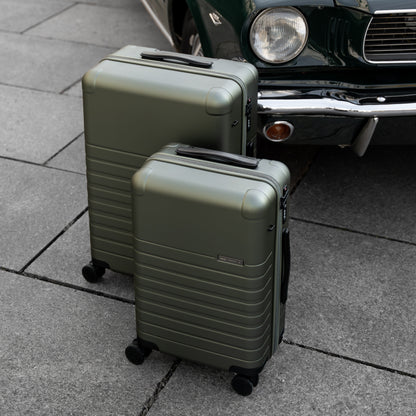 Essential Collection Suitcase Dark Olive Metallic