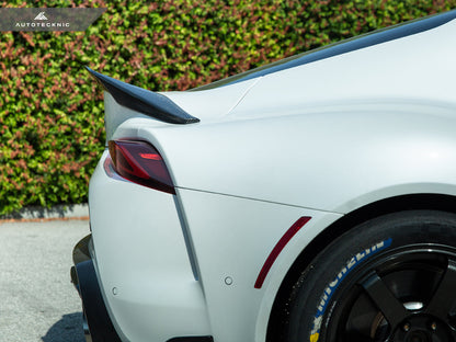 AutoTecknic Dry Carbon Competizione Trunk Spoiler - A90 Supra 2020-Up