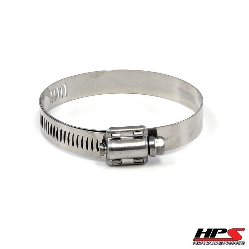 HPS Performance Products HPS Stainless Steel Worm Gear Liner Hose Clamp SAE 44 2pc Pack 2-5/16" - 3-1/4" (59mm-83mm)