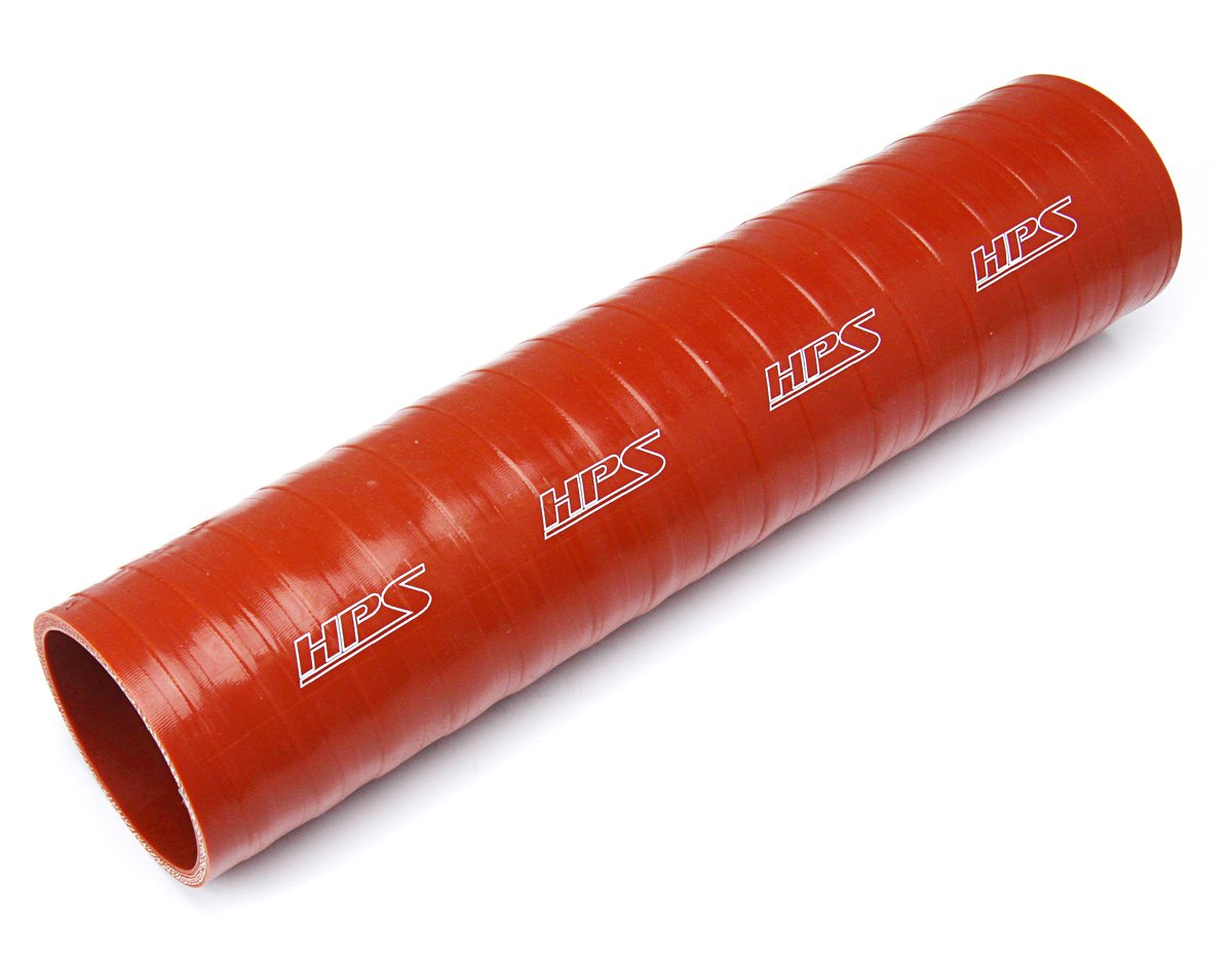 HPS 1/2" ID, 1 Foot Length, Silicone Straight Coupler Tube Hose, Ultra High Temp 4-ply Aramid Reinforced, Max. Temperature: 500F, 13mm ID