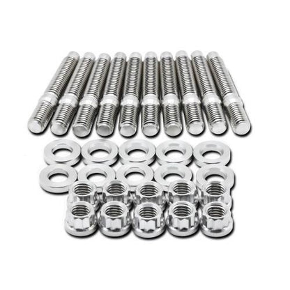 BLOX Racing Stainless Steel Intake/Exhaust Manifold Studs - M8x1.25 65mm Singles, 7-10 Piece Kits