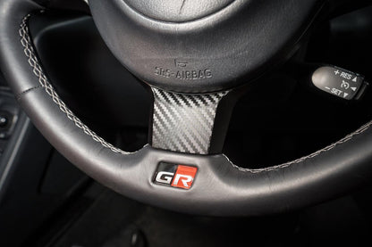 Steering Wheel Controls + Lower Spoke 3D Carbon Overlays - 2022+ BRZ / GR86