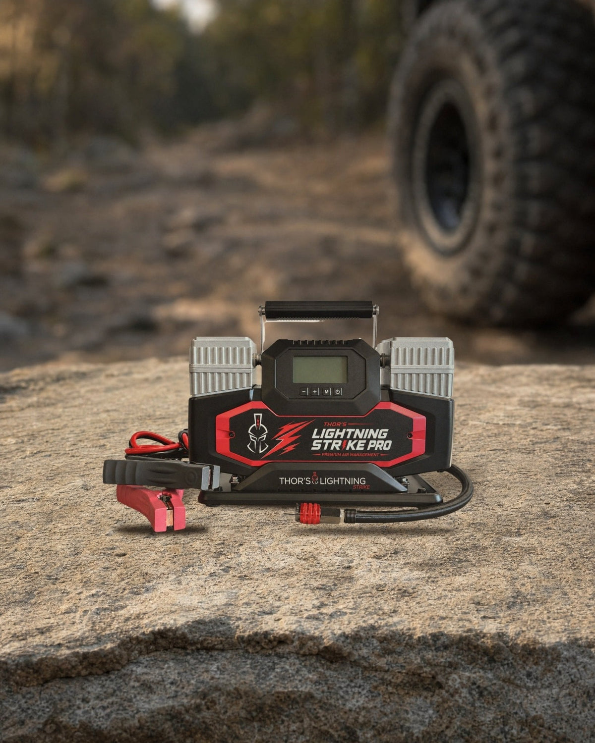 Thor’s Lightning StrikePro™ 12V Portable Air Compressor | 10.6 CFM Automatic Inflation & Deflation