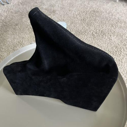 For 2012-2020 Subaru BRZ Black Stitch Genuine Suede AUTOMATIC Shift & Handbrake Boot Cover