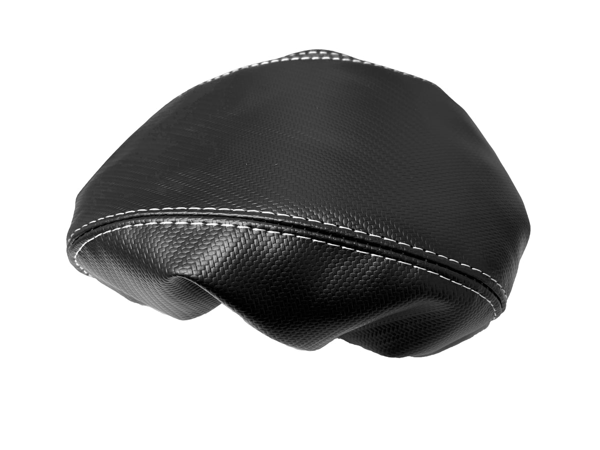 Carbon Fiber Synthetic Leather Console Armrest Cover For 2008-2016 Subaru Impreza WRX STI Crosstrek