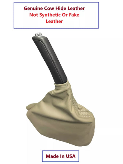 For 2008 2009 2010 2011 2012 2013 2014 2015 2016 Subaru Impreza Outback Crosstrek Parking Hand E Brake Lever Cover Boot In Warm Ivory Tan