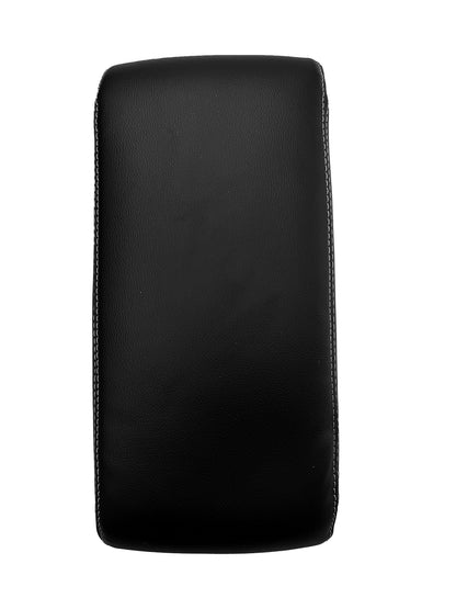Black Leather Console Armrest Cover Compatible With 2015-2019 Subaru Legacy Outback