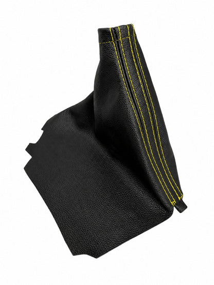 Leather Handbrake & Shift Boot Cover with Embroidery for Subaru Impreza WRX Non STI