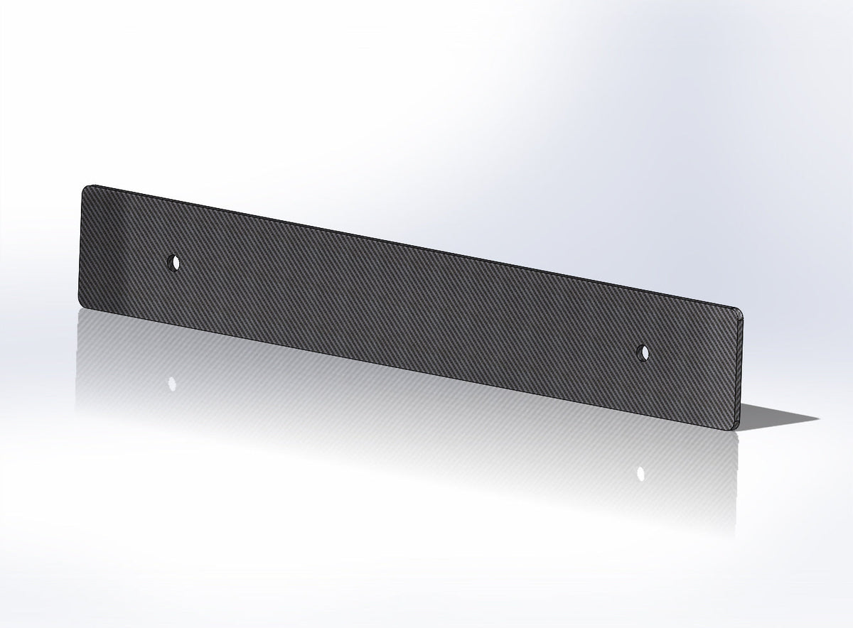 CARBON FIBER CNC'ed Front License Plate Delete for Subaru WRX Impreza STi