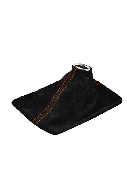 For Chevy Corvette C7 2014 2015 2016 Genuine Suede MANUAL Shift Boot Cover In Black