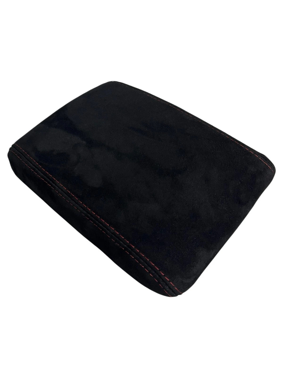 Red Stitch Suede Console Armrest 2x Door Armrest Cover For Subaru Impreza WRX STI 2008-2014