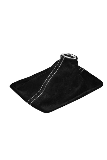For Chevy Corvette C7 2014 2015 2016 Genuine Suede MANUAL Shift Boot Cover In Black