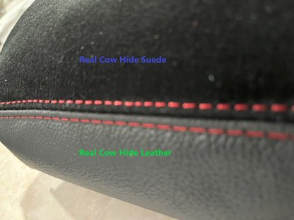 Genuine Leather & Suede Shift & Handbrake Boot Cover For Chevy Corvette C5 1997-2004