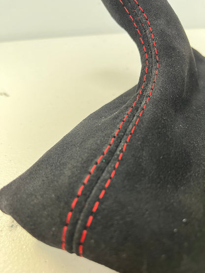 Genuine Suede Console Armrest Shift & E-Brake Boot Cover For 1997-2004 Porsche Boxster 911 986 996