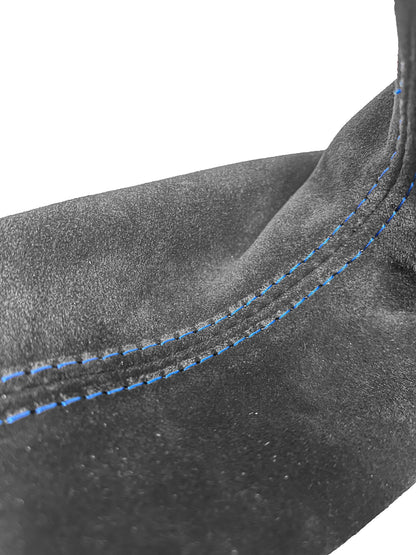 Black Genuine Suede Shift Boot Cover For Porsche Boxster 911 986 996 1997-2004