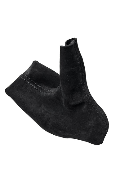 Black Genuine Suede Shift Boot Cover For Porsche Boxster 911 986 996 1997-2004